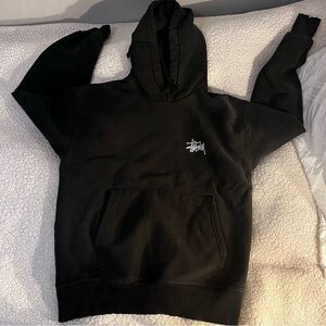 Stussy Basic Black Pullover Hoodie